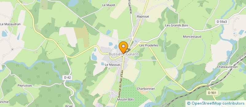 localisation de l'entreprise MULTI R à LES CARS