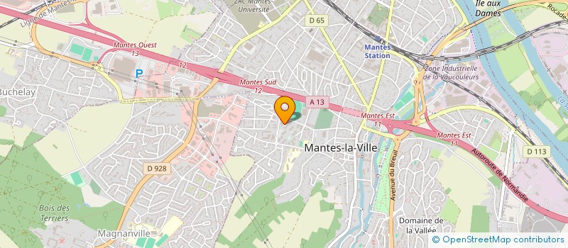 localisation de l'entreprise MULTI RELAIS  MANTES-LA-VILLE