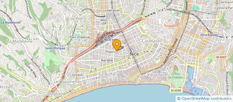 localisation de l'entreprise MULTI RENOV à NICE