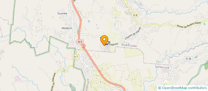 localisation de l'entreprise MULTI SERV 10  RIVIERE-SALEE