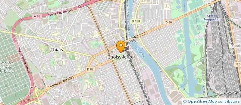 localisation de l'entreprise MULTI SERVICE à CHOISY-LE-ROI