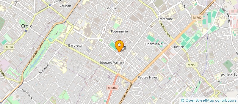 localisation de l'entreprise MULTI SERVICE COURRIER à ROUBAIX