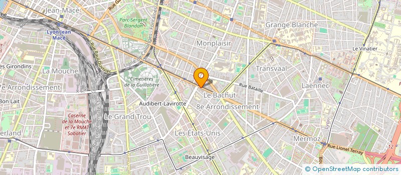 localisation de l'entreprise MULTI SERVICE GROUPEMENT ENTREPRISE à LYON