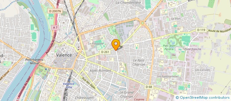 localisation de l'entreprise MULTI SERVICES 26 à VALENCE