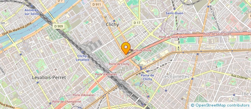 localisation de l'entreprise MULTI SERVICES à CLICHY