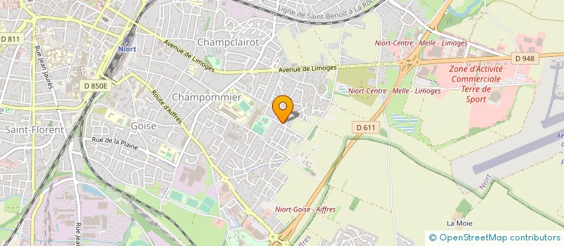 localisation de l'entreprise MULTI SERVICES à NIORT