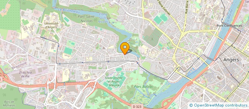 localisation de l'entreprise MULTI SERVICES à ANGERS