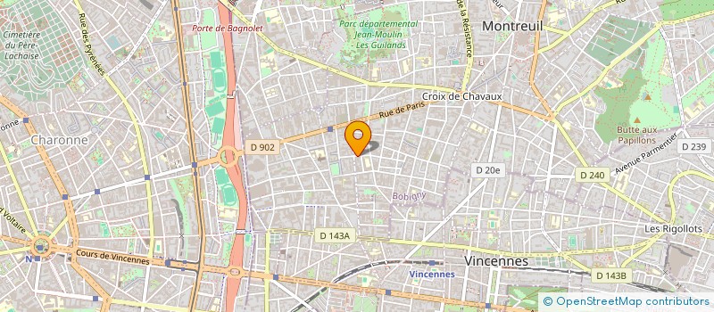 localisation de l'entreprise MULTI SERVICES à MONTREUIL