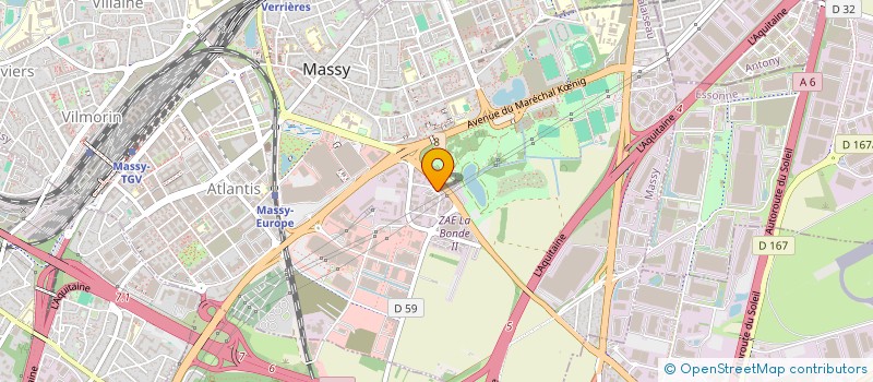 localisation de l'entreprise MULTI-SERVICES  MASSY