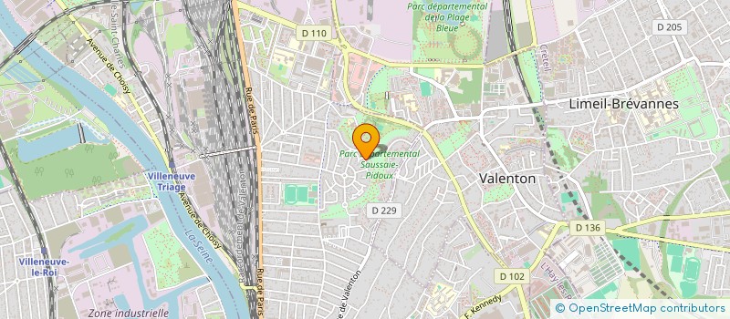 localisation de l'entreprise MULTI'SERVICES A DOMICILE à VILLENEUVE-SAINT-GEORGES