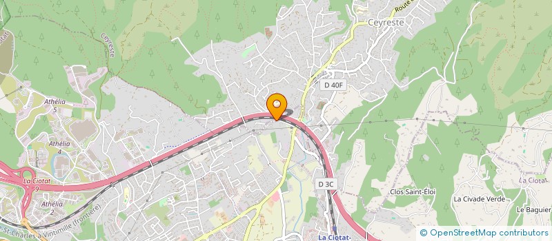 localisation de l'entreprise MULTI SERVICES ASSOCIATIF - MSA  LA CIOTAT