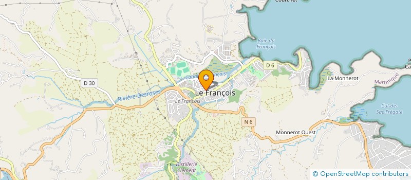 localisation de l'entreprise MULTI SERVICES AU SERVICE DU PEUPLE à LE FRANCOIS