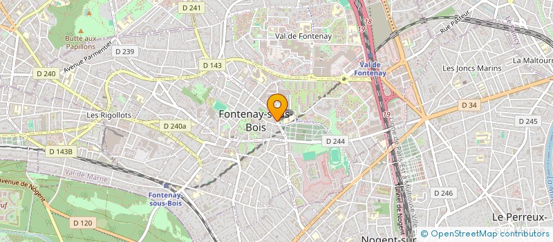 localisation de l'entreprise MULTI SERVICES AUTO à FONTENAY-SOUS-BOIS