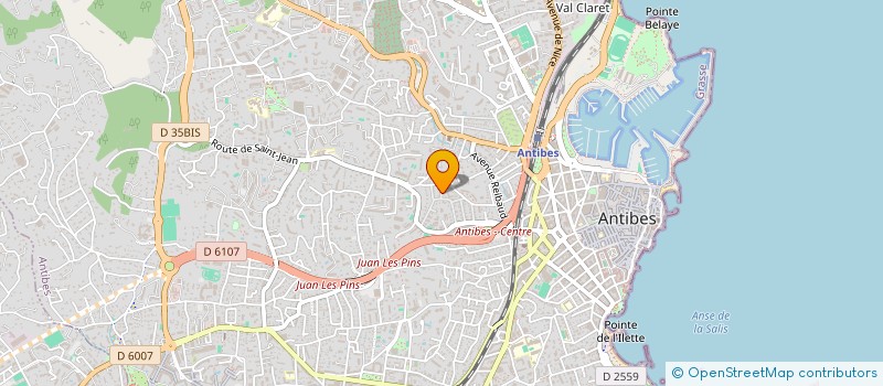 localisation de l'entreprise MULTI SERVICES AUX ENTREPRISES ET PARTICULIERS à ANTIBES