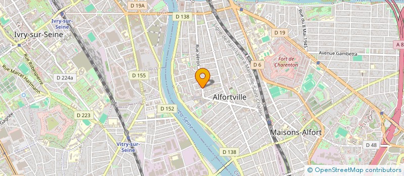 localisation de l'entreprise MULTI SERVICES C.H.R.  ALFORTVILLE