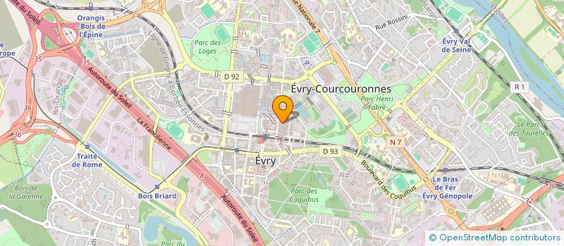 localisation de l'entreprise MULTI SERVICES D EVRY à EVRY-COURCOURONNES
