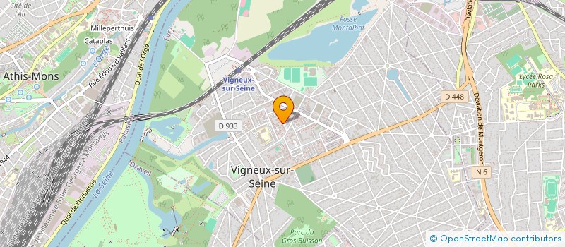 localisation de l'entreprise MULTI SERVICES DE L HABITAT à MONTGERON