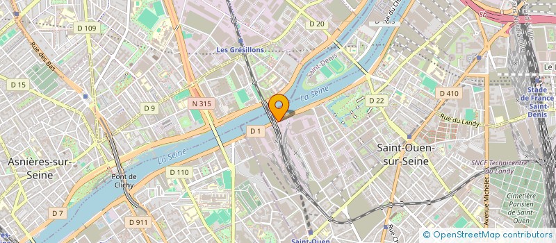 localisation de l'entreprise MULTI SERVICES DEMOL à SAINT-OUEN-SUR-SEINE