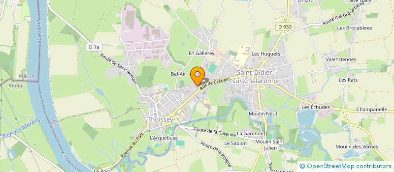 localisation de l'entreprise MULTI SERVICES DIFFUSION à SAINT-DIDIER-SUR-CHALARONNE
