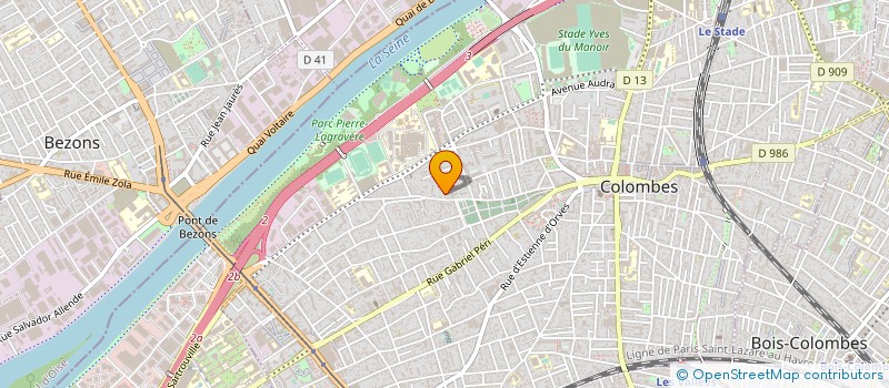 localisation de l'entreprise MULTI SERVICES DOS SANTOS  COLOMBES
