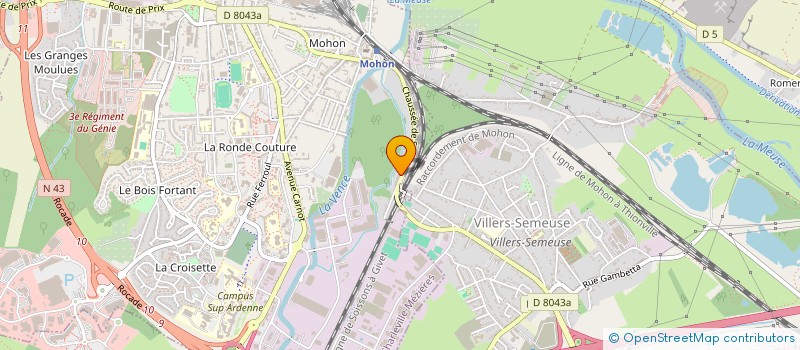 localisation de l'entreprise MULTI SERVICES DU BATIMENT  CHARLEVILLE-MEZIERES