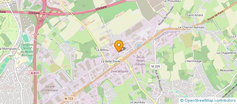 localisation de l'entreprise MULTI SERVICES ENTREPRISES à CARQUEFOU