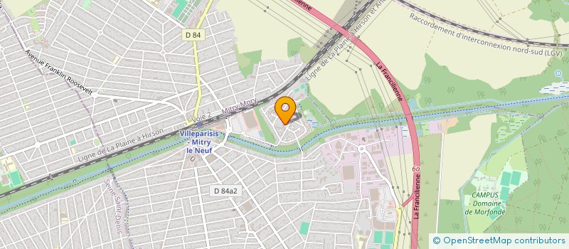 localisation de l'entreprise MULTI SERVICES EUROPE AFRIQUE  VILLEPARISIS