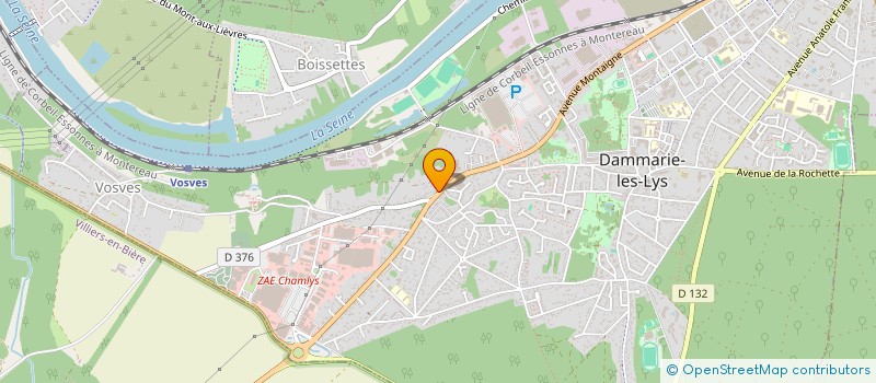 localisation de l'entreprise MULTI SERVICES GENERAL BATIMENT à DAMMARIE-LES-LYS