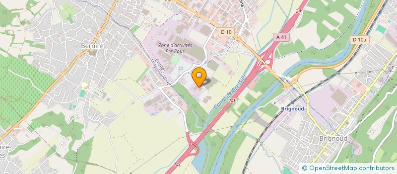 localisation de l'entreprise MULTI SERVICES GRESIVAUDAN  CROLLES