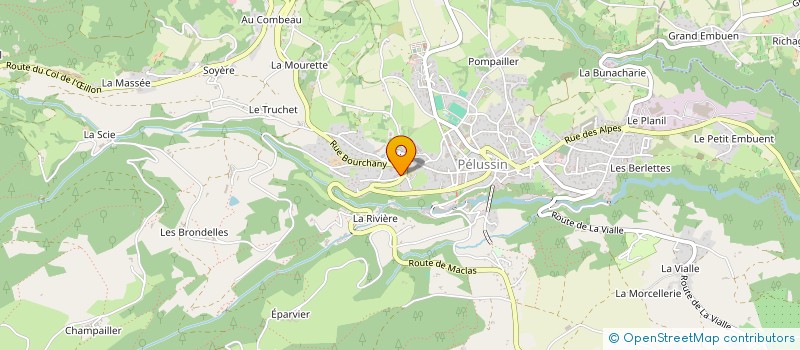 localisation de l'entreprise MULTI SERVICES HABITAT à PELUSSIN