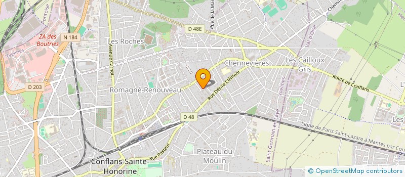 localisation de l'entreprise MULTI SERVICES ILE DE FRANCE  CONFLANS-SAINTE-HONORINE