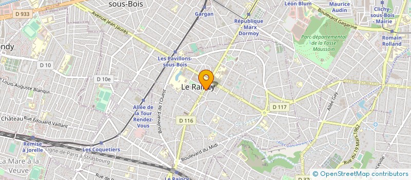 localisation de l'entreprise MULTI SERVICES INDUSTRIE à LE RAINCY