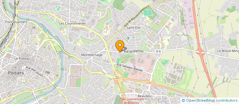 localisation de l'entreprise MULTI SERVICES LES MIMOSAS à POITIERS
