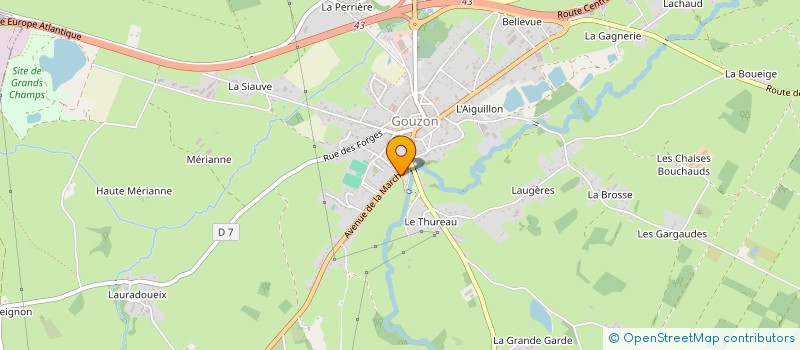 localisation de l'entreprise MULTI SERVICES LOISIRS  GOUZON
