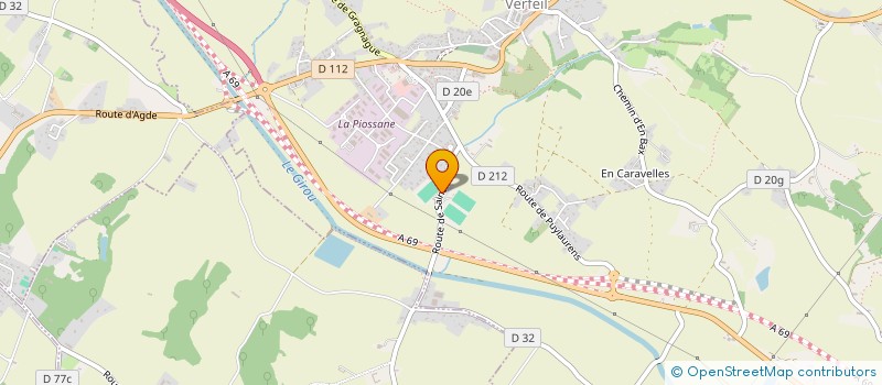 localisation de l'entreprise MULTI SERVICES OCCITAN  LAVALETTE