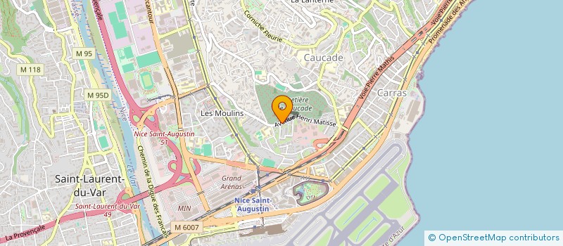 localisation de l'entreprise MULTI SERVICES PACA à NICE