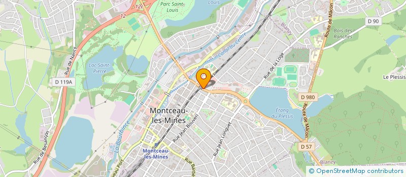 localisation de l'entreprise MULTI SERVICES PHOTOGRAPHIE  MONTCEAU-LES-MINES