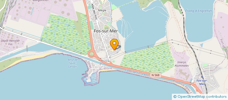 localisation de l'entreprise MULTI SERVICES POIDS LOURDS à FOS-SUR-MER