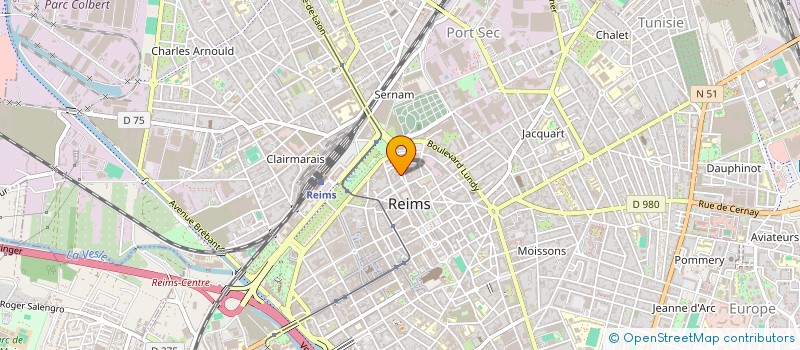 localisation de l'entreprise MULTI SERVICES REMOIS  REIMS