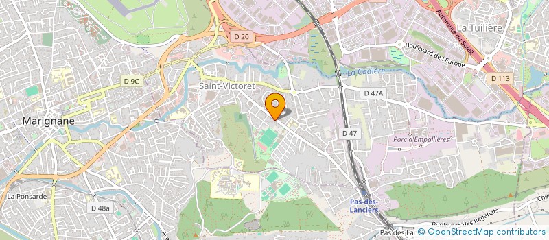 localisation de l'entreprise MULTI SERVICES TOGORA  SAINT-VICTORET