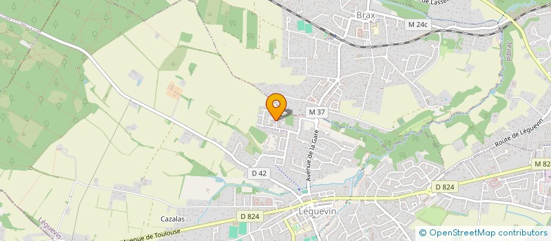 localisation de l'entreprise MULTI SERVICES TRAVAUX  LEGUEVIN