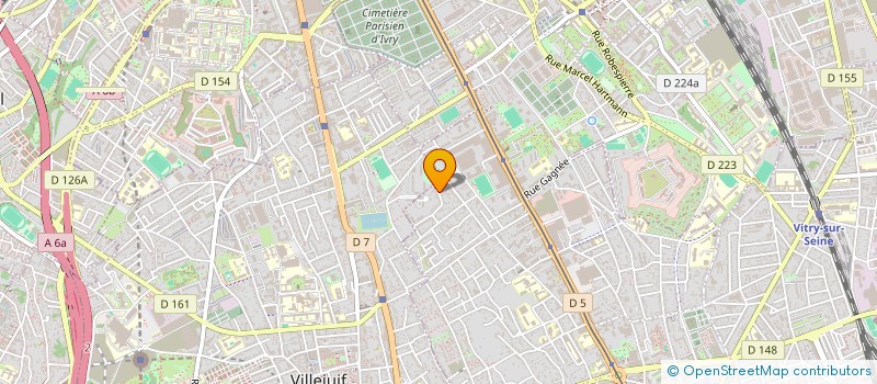 localisation de l'entreprise MULTI-SERVICES94 à VITRY-SUR-SEINE