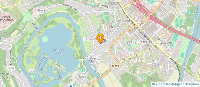 localisation de l'entreprise MULTI STORES FERMETURES à CERGY