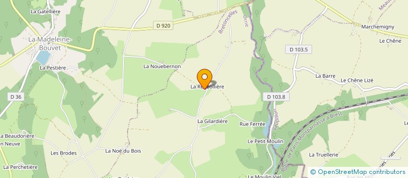 localisation de l'entreprise MULTI SYSTEME ECHAFAUDAGE à BRETONCELLES