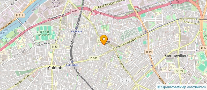 localisation de l'entreprise MULTI-TACHES à COLOMBES