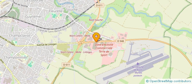 localisation de l'entreprise MULTI TECHNIQUE à NIORT