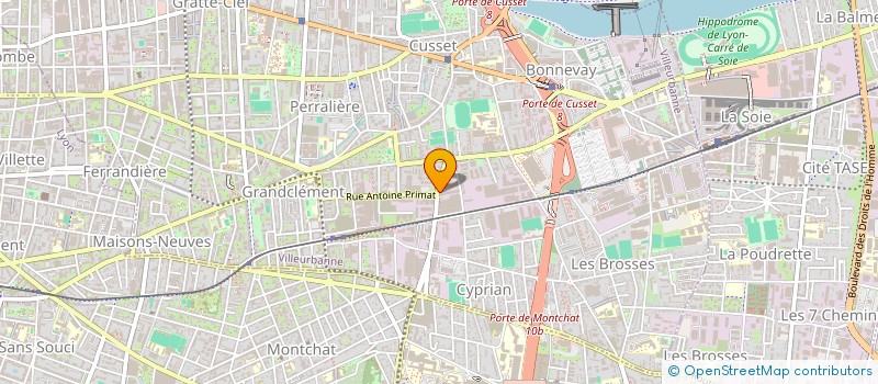 localisation de l'entreprise MULTI-TECHNIQUES D'IMAGES à VILLEURBANNE