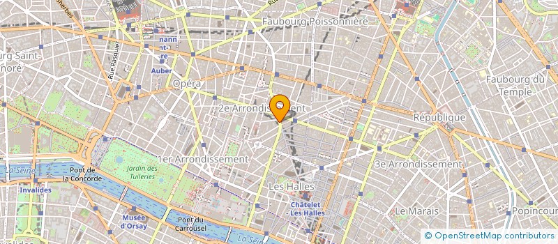 localisation de l'entreprise MULTI-TEX  PARIS