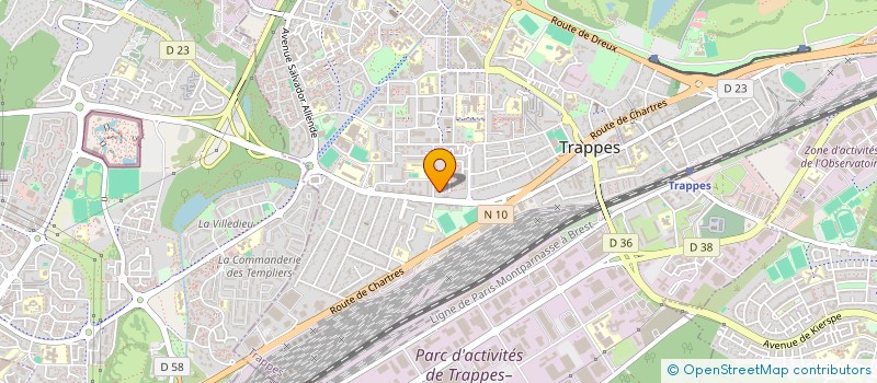 localisation de l'entreprise MULTI TRAINING à TRAPPES