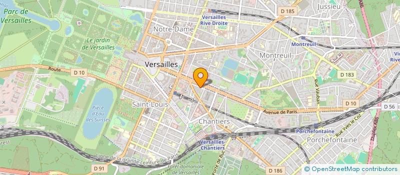 localisation de l'entreprise MULTI TRANS DEM à VERSAILLES